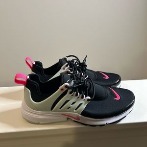 Women’s Nike Air Presto Black Hyper Pink Light Silver 878068-019 sz 8